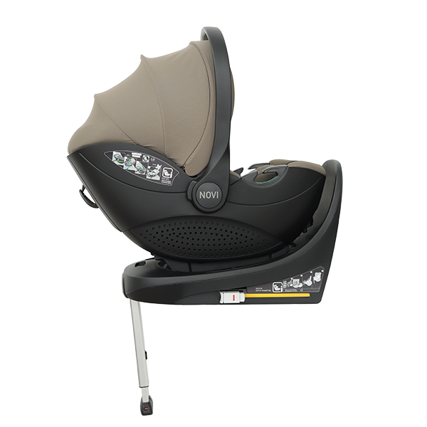 Novi Baby Autostoel  Joy Pro Glide 360° I-Size Dark Taupe&Base