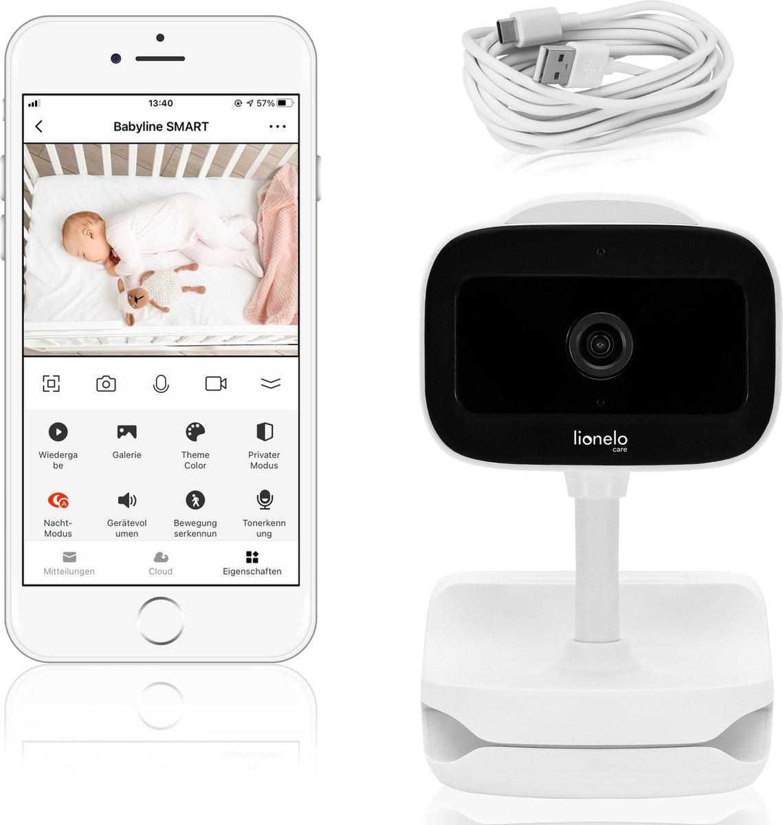 Lionelo Babyfoon  Babyline Go