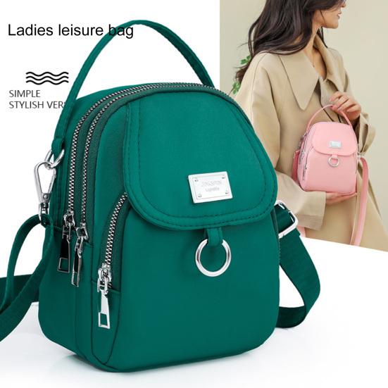 Bag Accessorries Stijlvolle mini-schoudertas 3 lagen Veelgebruikte opslag koningsblauwe kleur
