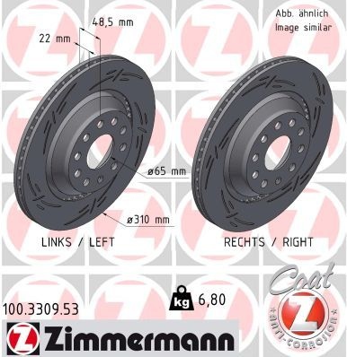 Audi Remschijf BLACK Z