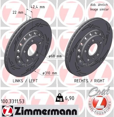 Audi Remschijf BLACK Z
