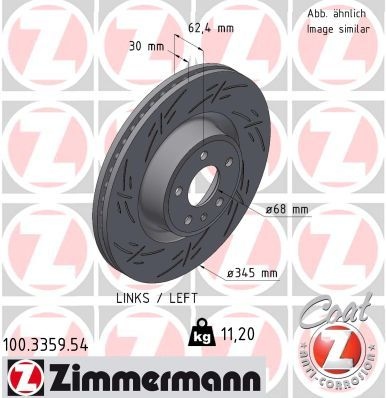 Audi Remschijf BLACK Z