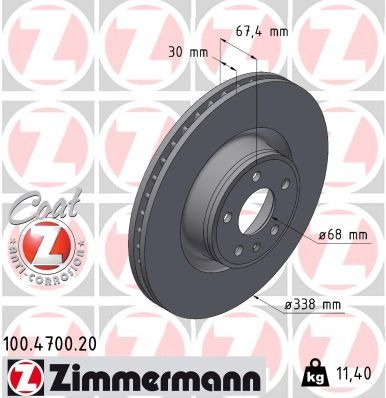 Audi Remschijf COAT Z