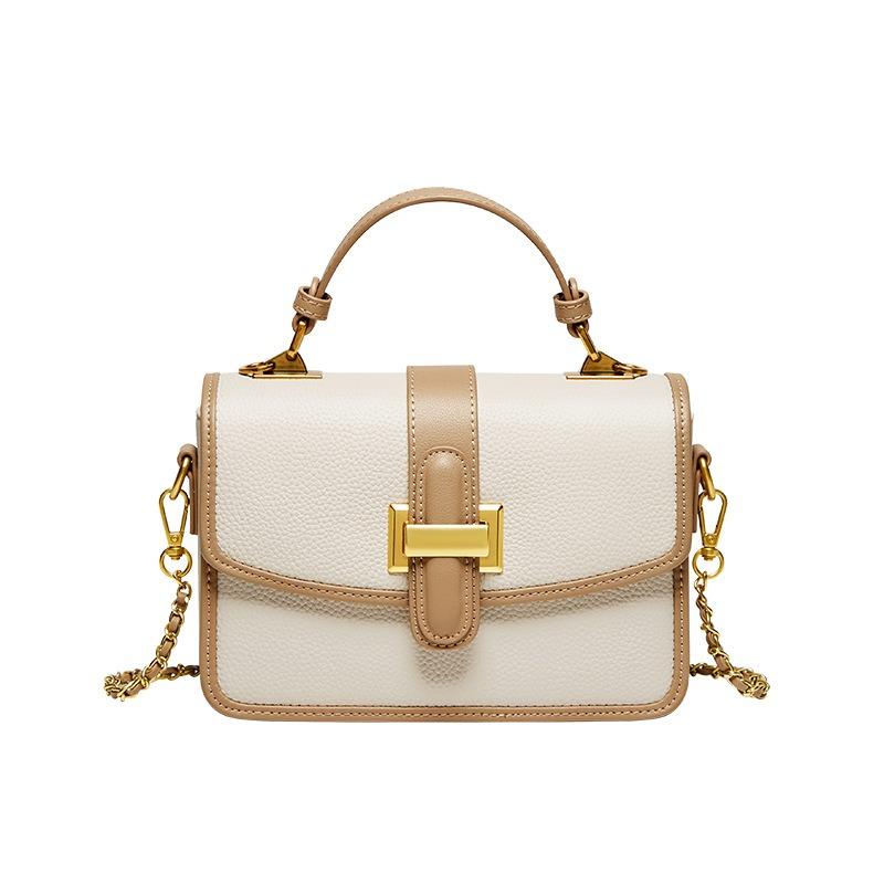 MEETFASHION Dames echte leren messenger bag handtas schoudertas(21*7,5*15CM)612410067 grijze kleur