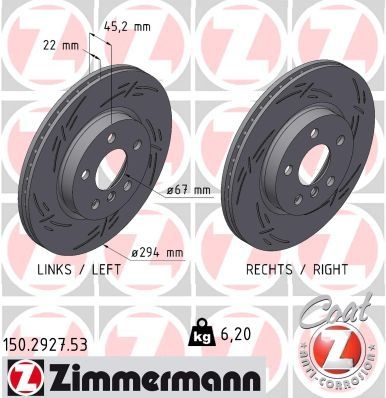 Mini Remschijf BLACK Z