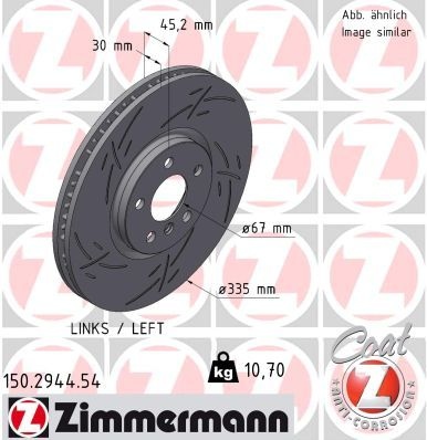 Mini Remschijf BLACK Z