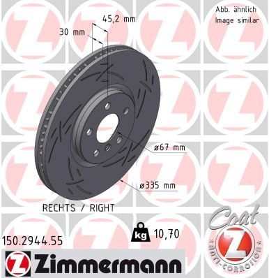 Mini Remschijf BLACK Z