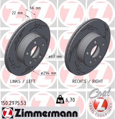 Bmw Remschijf BLACK Z