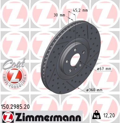 Bmw Remschijf COAT Z