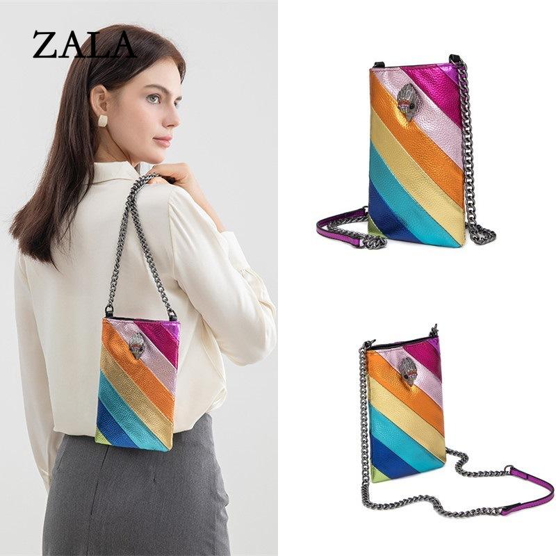 ZALA Bag Spot platform damestas kleur ketting schoudertas messenger bag adelaarskop kleine tas mobiele telefoontas veelkleurig