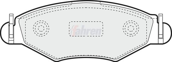Citroen Fahren Remblokkenset