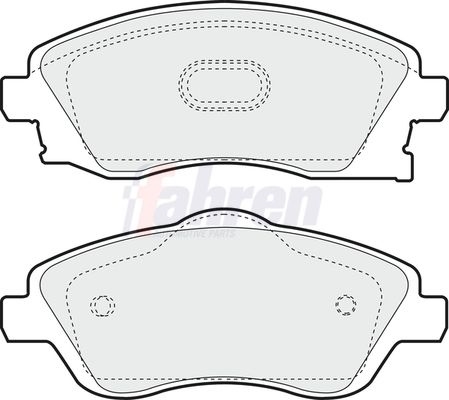 Opel Fahren Remblokkenset