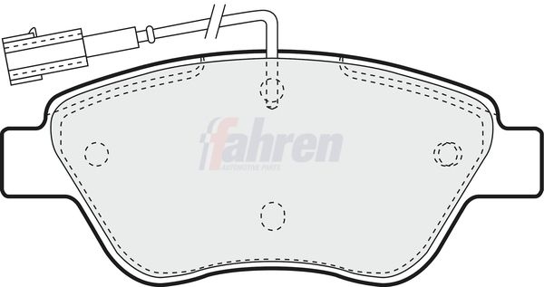 Alfa Romeo Fahren Remblokkenset