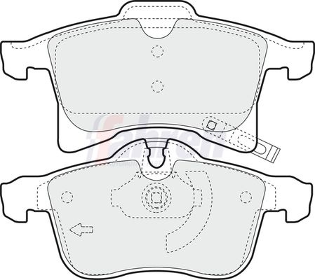 Opel Fahren Remblokkenset