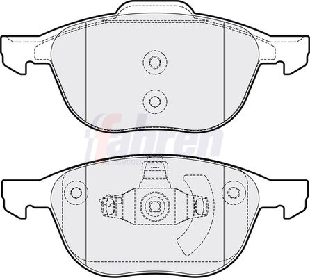 Ford Fahren Remblokkenset