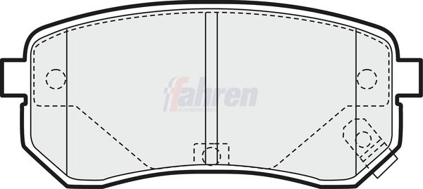 Hyundai Fahren Remblokkenset
