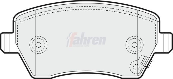 Nissan Fahren Remblokkenset