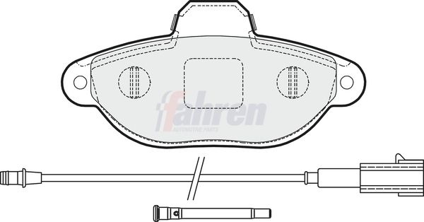 Fiat Fahren Remblokkenset