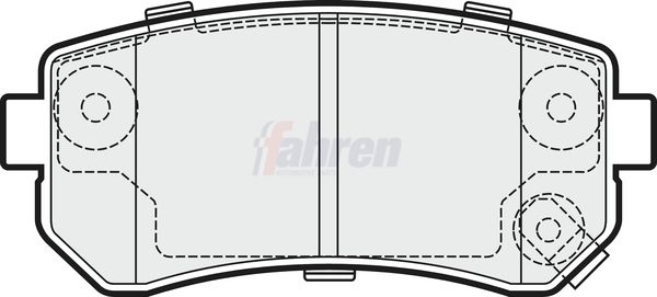 Hyundai Fahren Remblokkenset
