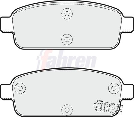 Chevrolet Fahren Remblokkenset