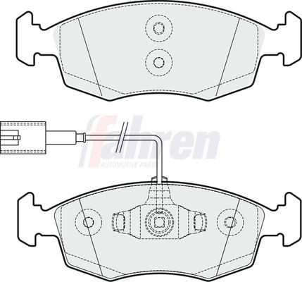 Fiat Fahren Remblokkenset