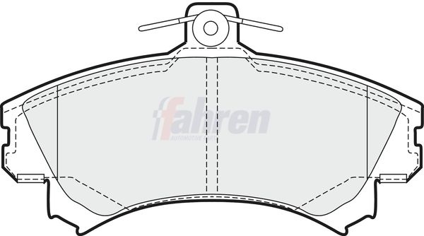 Mitsubishi Fahren Remblokkenset