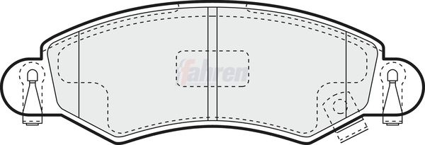 Opel Fahren Remblokkenset