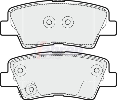 Hyundai Fahren Remblokkenset