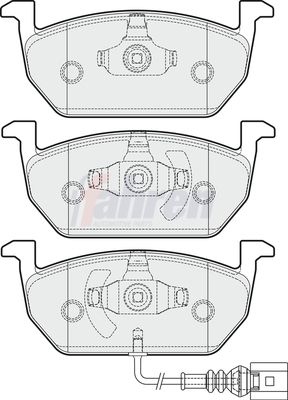 Audi Fahren Remblokkenset