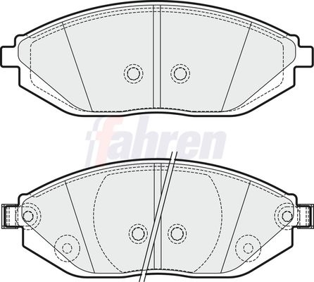 Chevrolet Fahren Remblokkenset