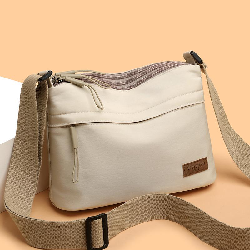 Molly Show Dames Casual Crossbody Tassen Nylon Stof Multi Zakken Kleine Capaciteit Hobo Schoudertas 2025 Lente Laatste Mode Messenger Bag roze
