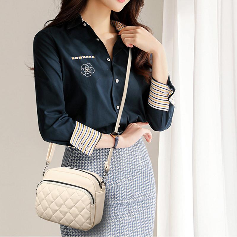 NK39UR Diamond Lattice Schoudertas PU Leren Crossbody Tas Merken Messenger Handtas en Portemonnee Winkelen Mobiele telefoon Tas 19*6*15cm kaki
