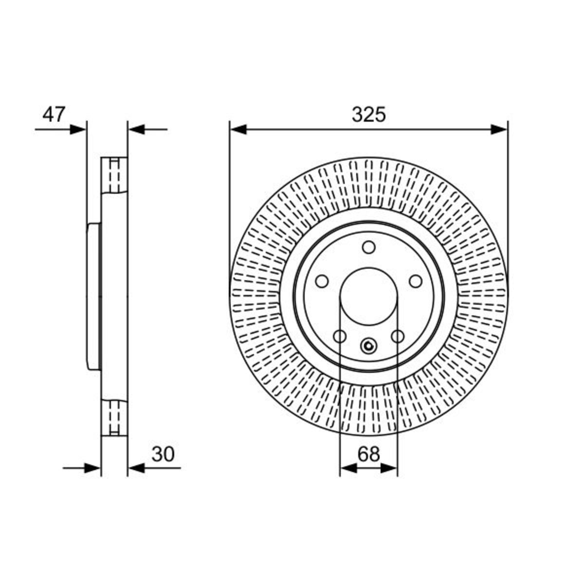 Bosch Remschijf  0 986 479 W52