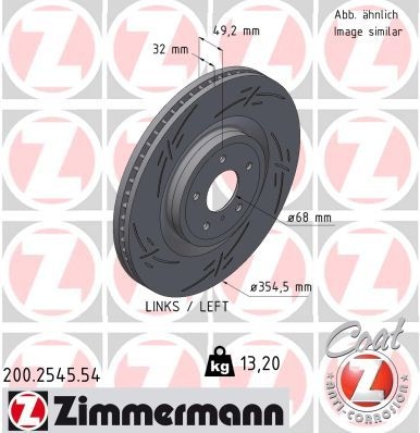 Infiniti Remschijf BLACK Z