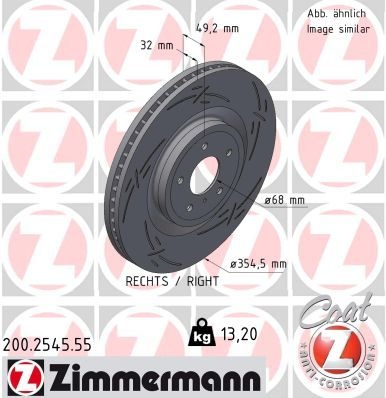 Infiniti Remschijf BLACK Z