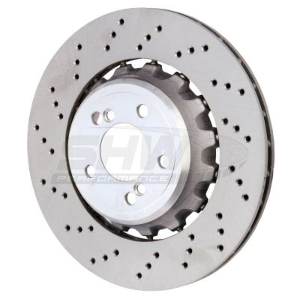 Shw Remschijf  BRL44811 achter, geventileerd, sterk gecarboniseerd, 1 Stuk