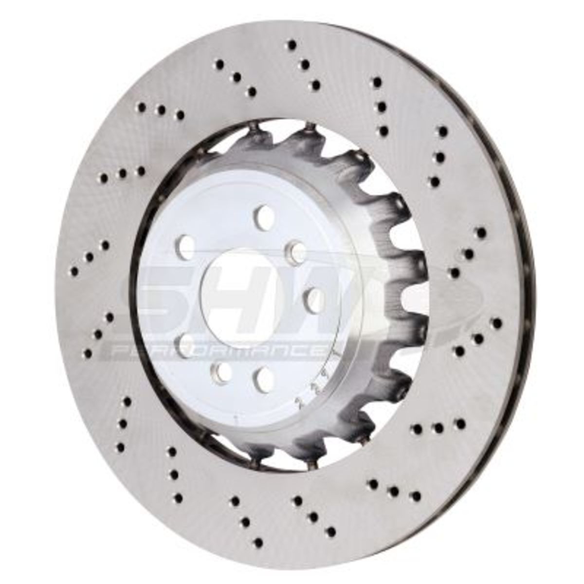 Shw Remschijf  BRR43504 achter, geventileerd, sterk gecarboniseerd, 1 Stuk
