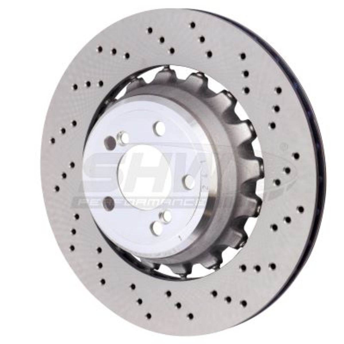 Shw Remschijf  BRR48504 achter, geventileerd, sterk gecarboniseerd, 1 Stuk