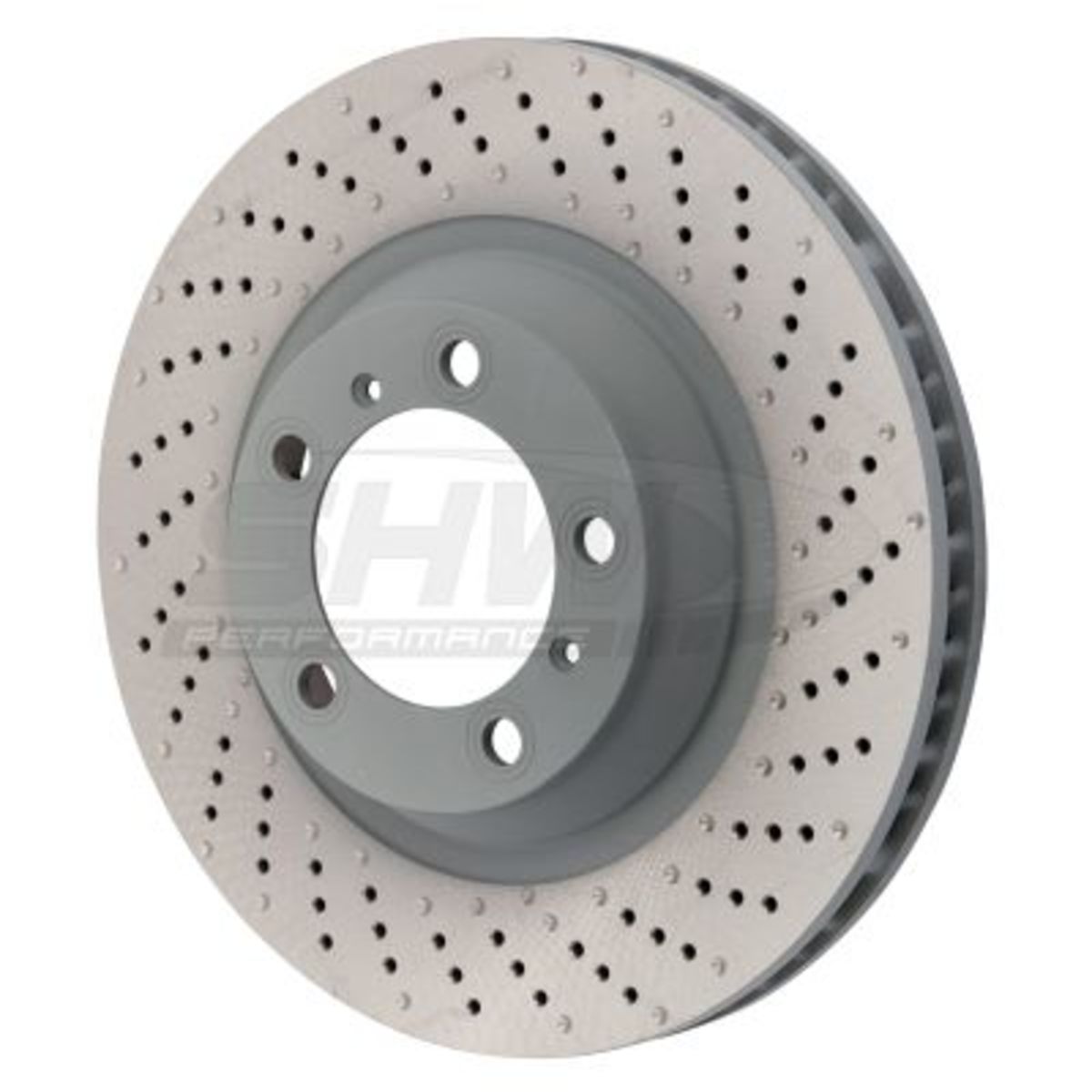 Shw Remschijf  PFR39912 voorkant, geventileerd, sterk gecarboniseerd, 1 Stuk