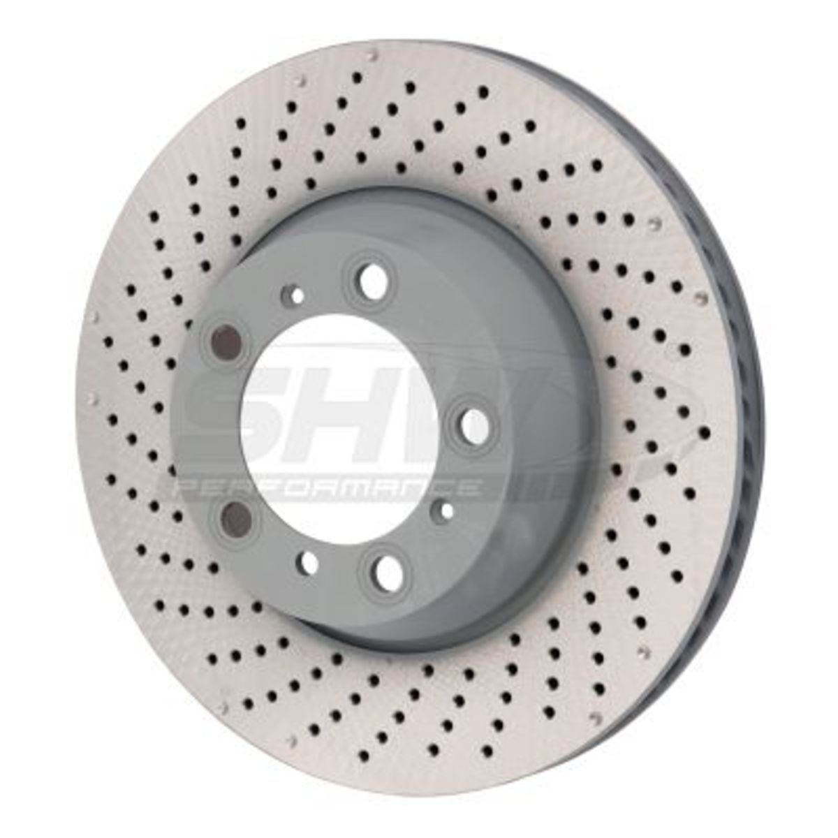 Shw Remschijf  PRL31124 achter, geventileerd, sterk gecarboniseerd, 1 Stuk