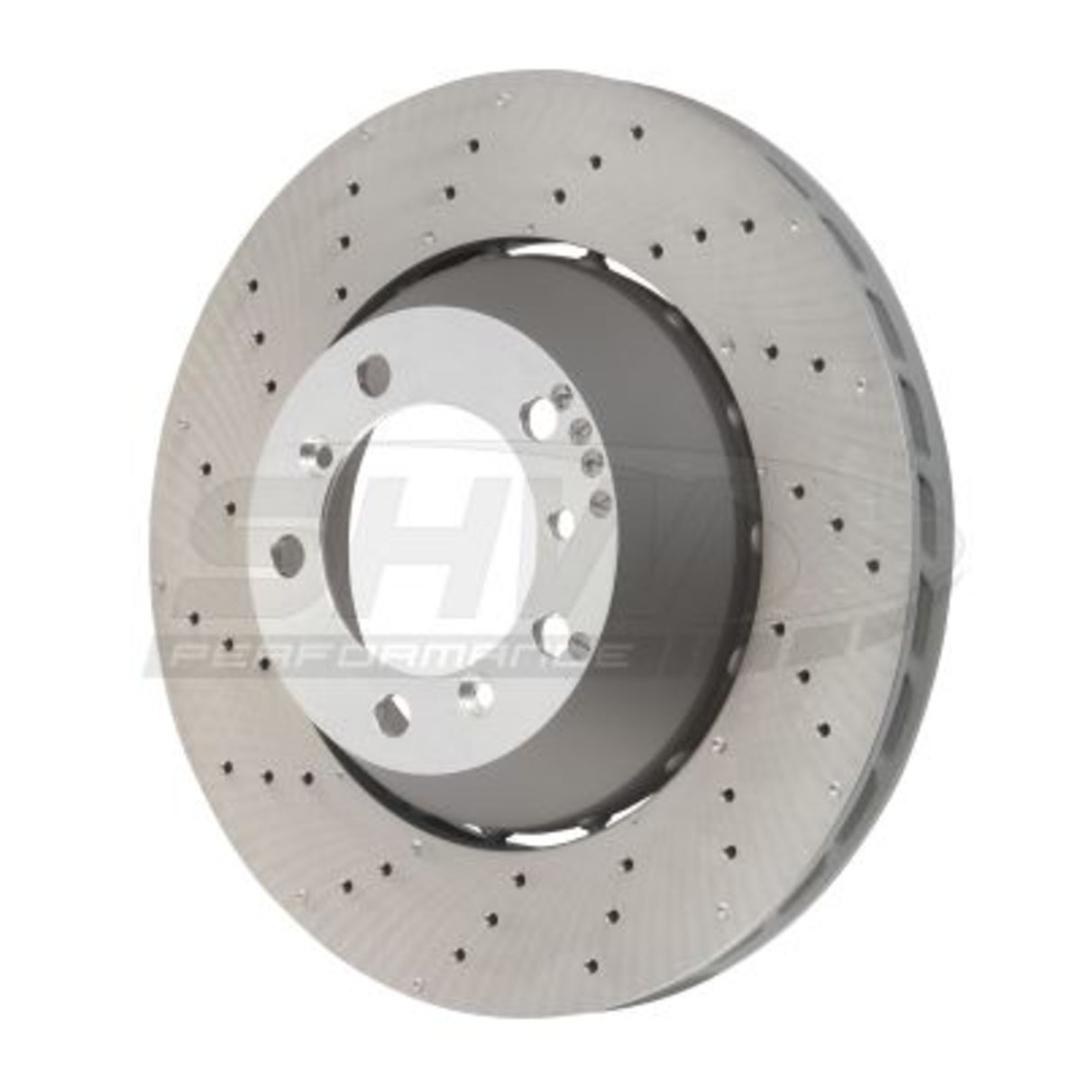 Shw Remschijf  PRL40598 achter, geventileerd, sterk gecarboniseerd, 1 Stuk