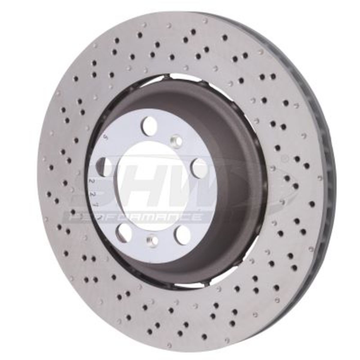 Shw Remschijf  PRL41587 achter, geventileerd, sterk gecarboniseerd, 1 Stuk