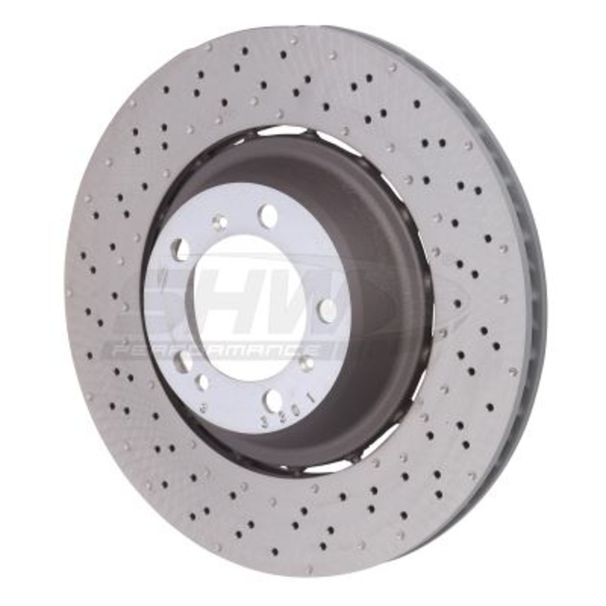 Shw Remschijf  PRL49917 achter, geventileerd, sterk gecarboniseerd, 1 Stuk