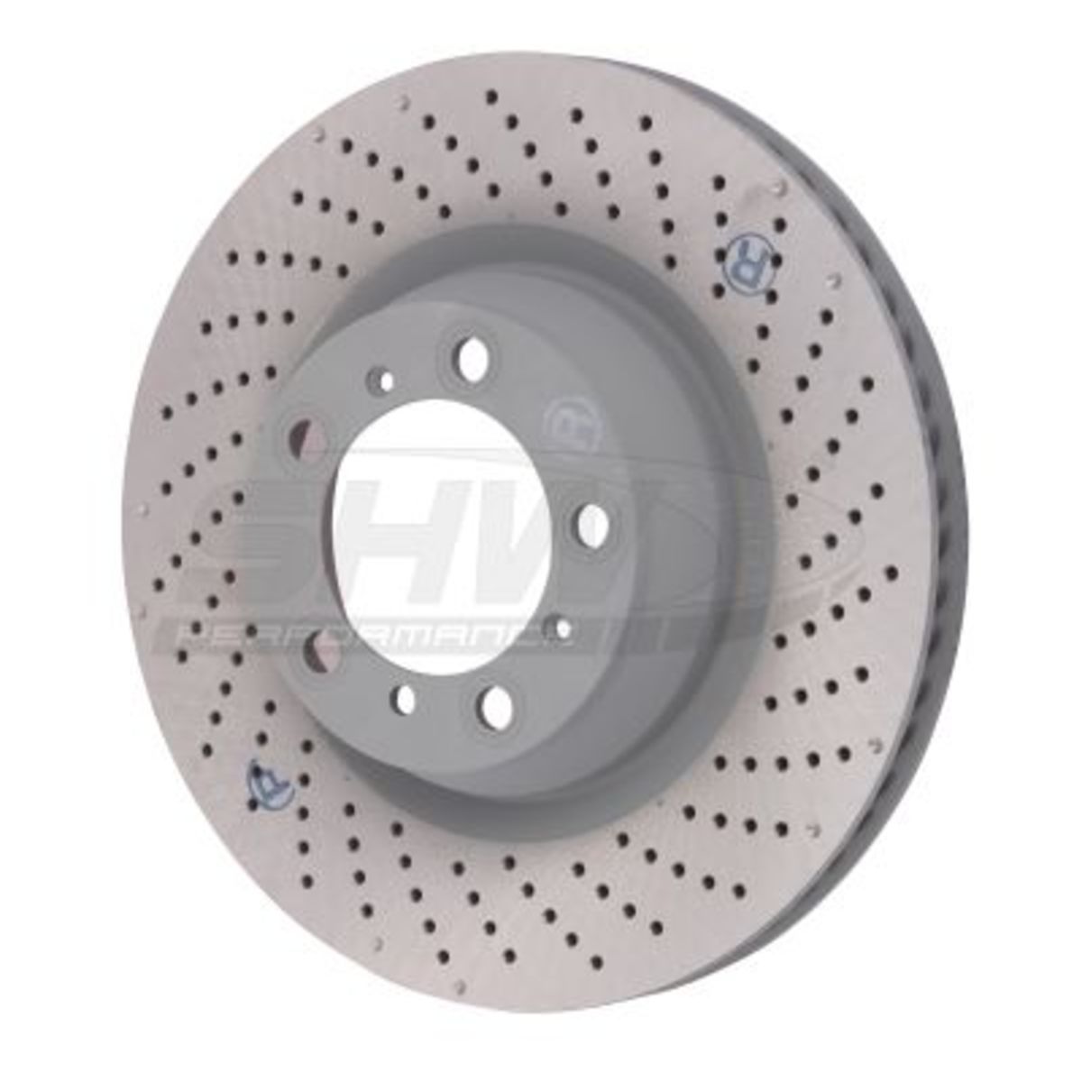 Shw Remschijf  PRR39978 achter, geventileerd, sterk gecarboniseerd, 1 Stuk