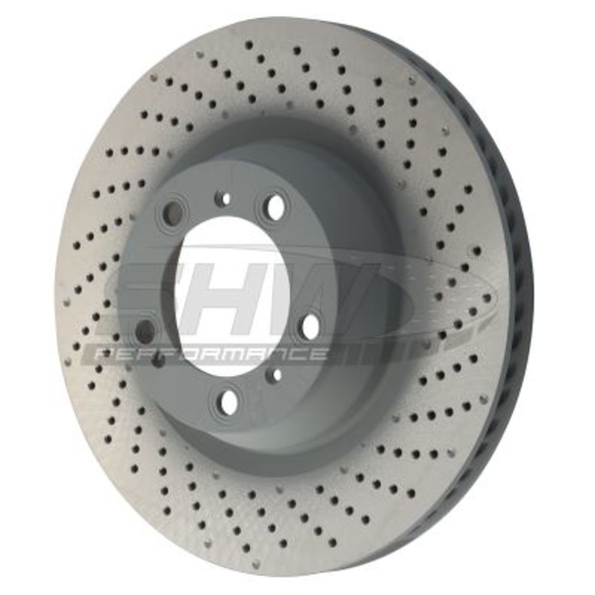 Shw Remschijf  PRR39988 achter, geventileerd, sterk gecarboniseerd, 1 Stuk
