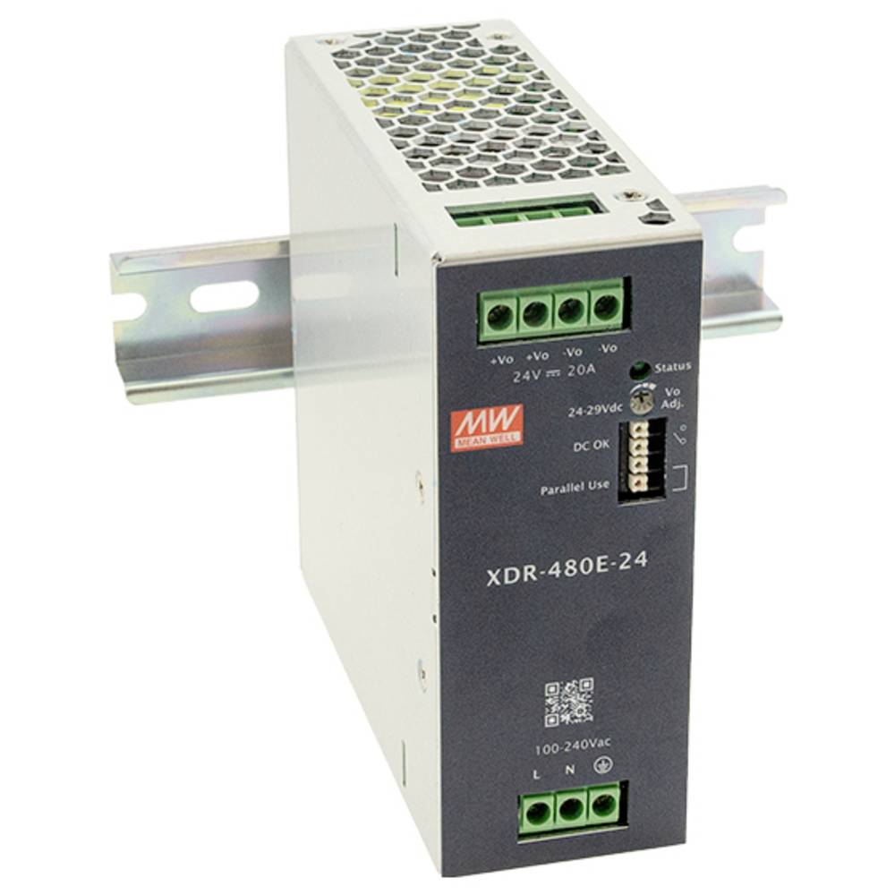 MW Mean Well XDR-480E-48 DIN-rail netvoeding 48 V 10 A 480 W Inhoud 1 stuk(s)