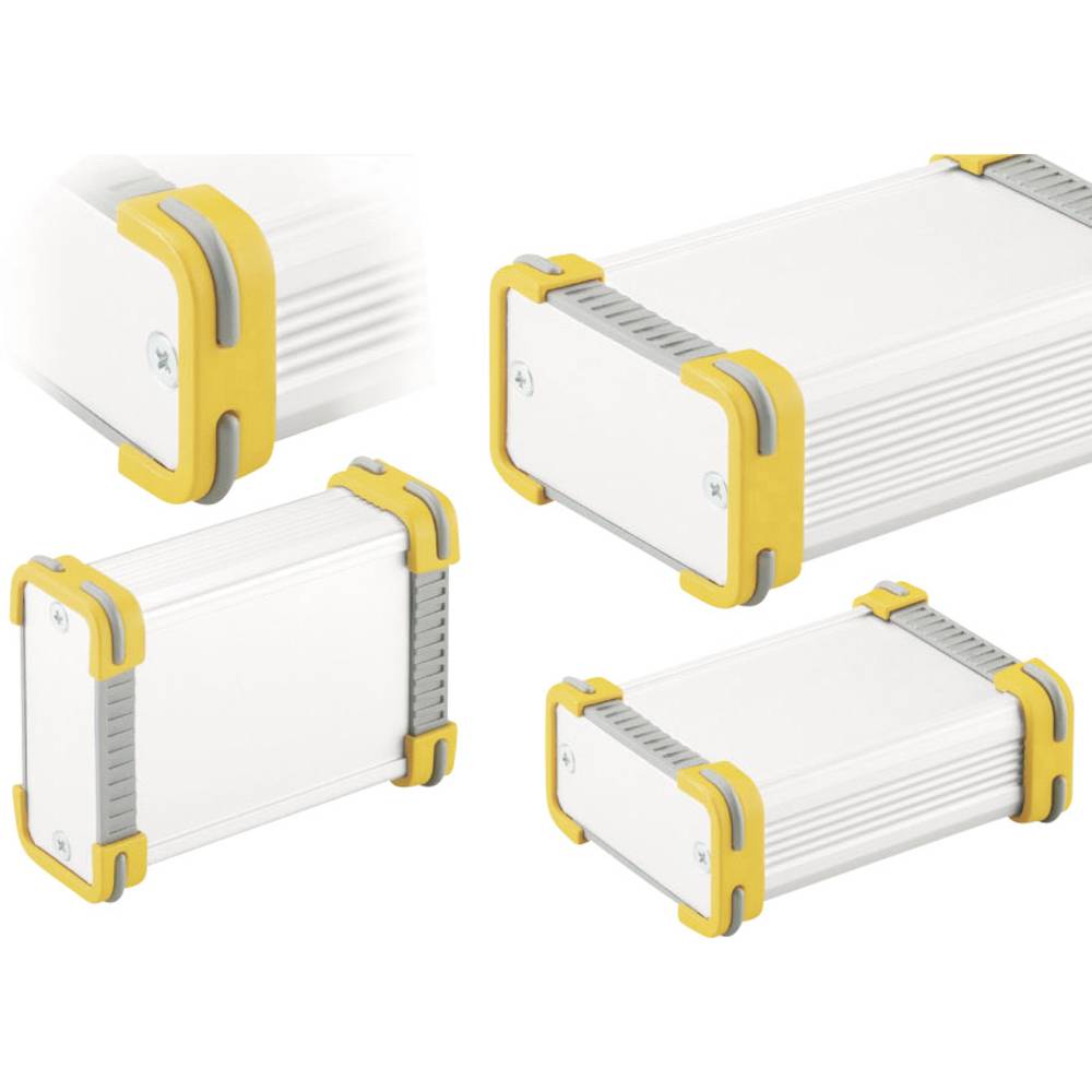 Fischer Elektronik FR 55 25 100 ME 10035341 Profielbehuizing 114 x 63.6 x 33 Aluminium Natuur, Geel 1 stuk(s)