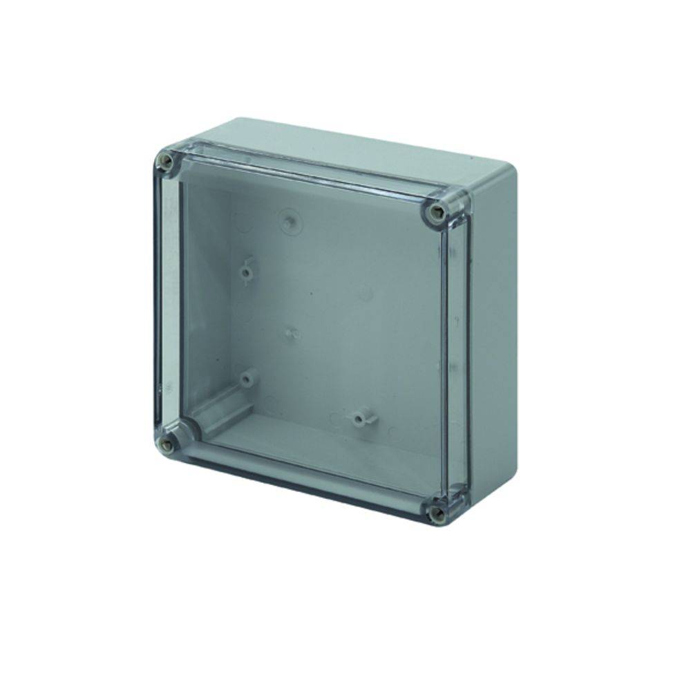 Weidmüller MPC 17/17/07 TRSP 9535380000 Universele behuizing 175 x 175 x 75 Polycarbonaat Lichtgrijs, Transparant 1 stuk(s)