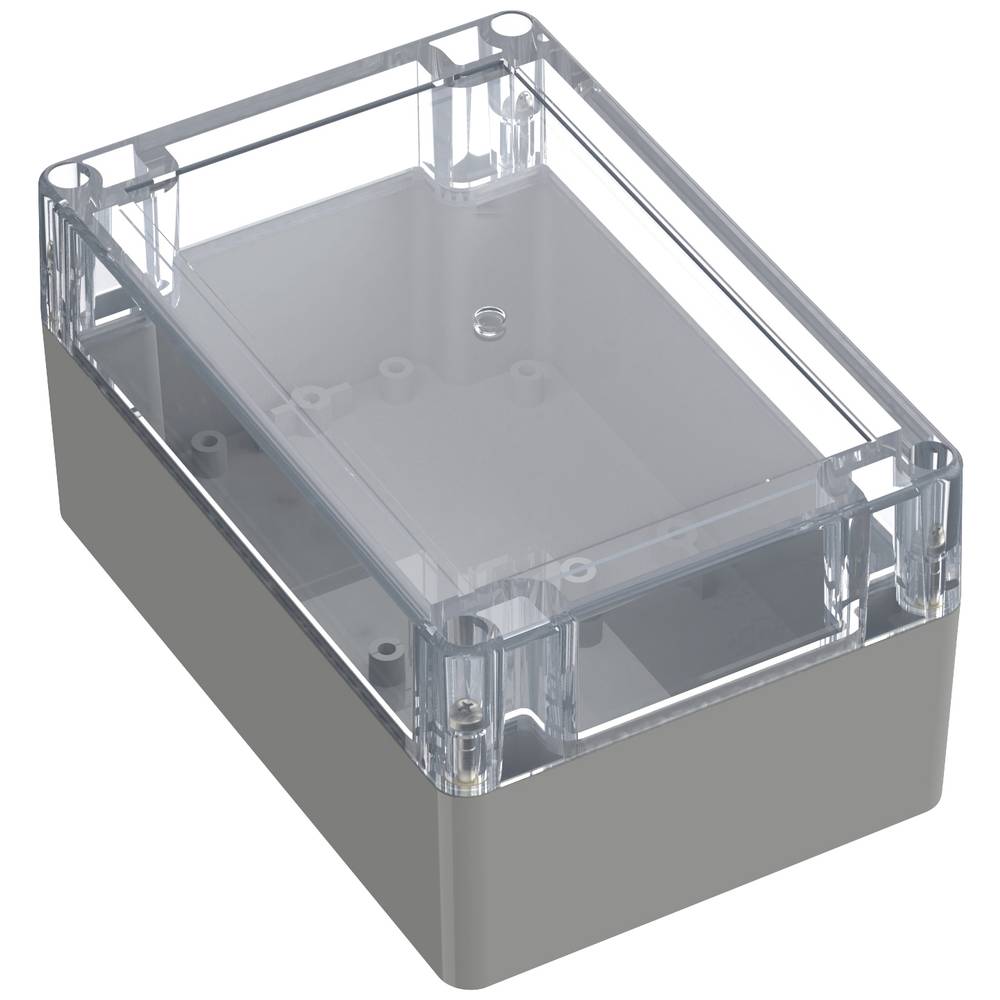 TRU COMPONENTS TC-10860832 Universele behuizing 150 x 100 x 75 Polycarbonaat Lichtgrijs 1 stuk(s)