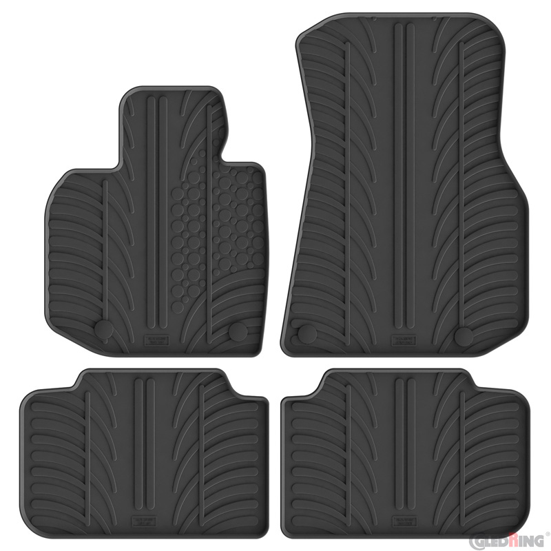 Bmw Gledring Rubbermatten passend voor  X3 (G45) 2024- (T profiel 4-delig)